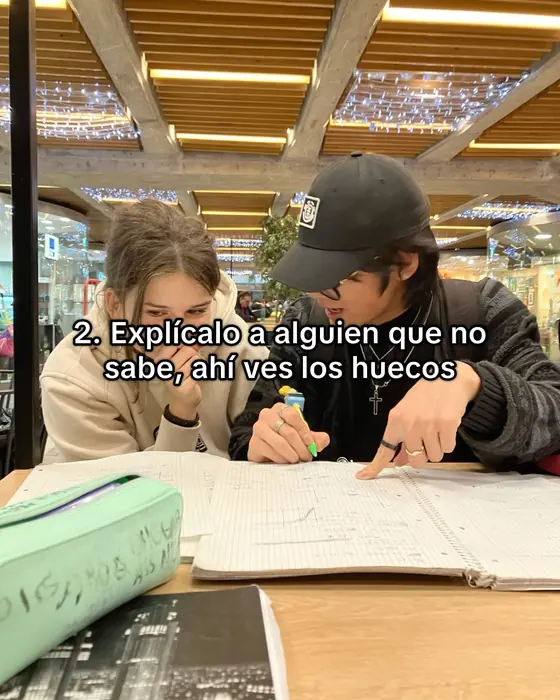 2. Explícalo a alguien que no sabe, ahí ves los huecos